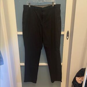 Banana Republic Men's Black Dress Pants Trousers slim fit, 36 x 32, GUC